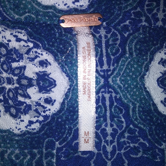 Free People Bell Sleeve Front Tie Top - Picture 5 of 6